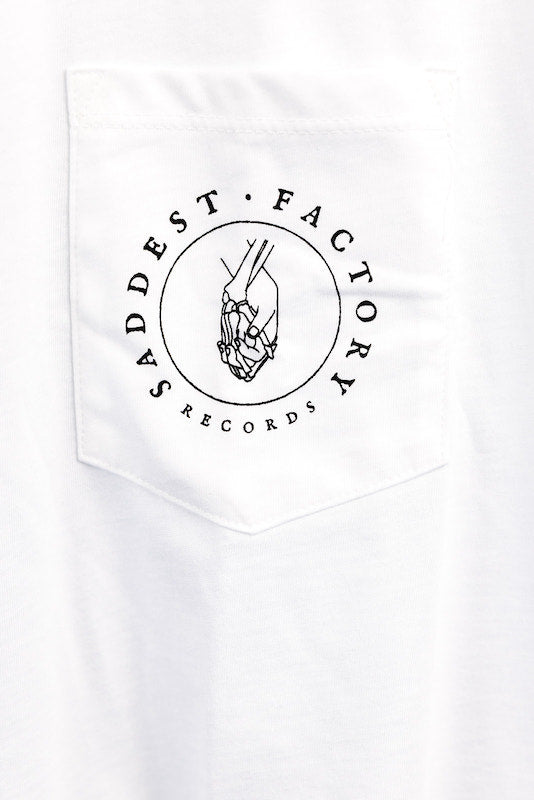 Saddest Factory Records ™ Pocket Tee (White)