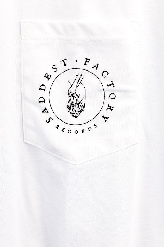 Saddest Factory Records ™ Pocket T-Shirt (White) - Secretly Store