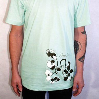 Flowers Mint T-shirt - Secretly Store