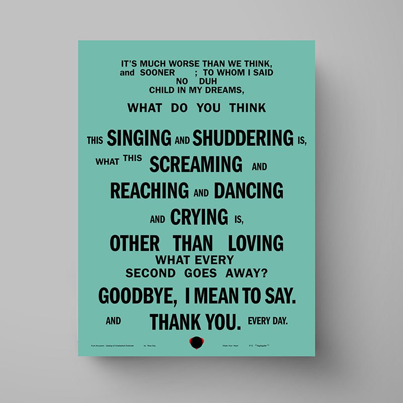 Dilate Your Heart Exclusive Poster - Secretly Store