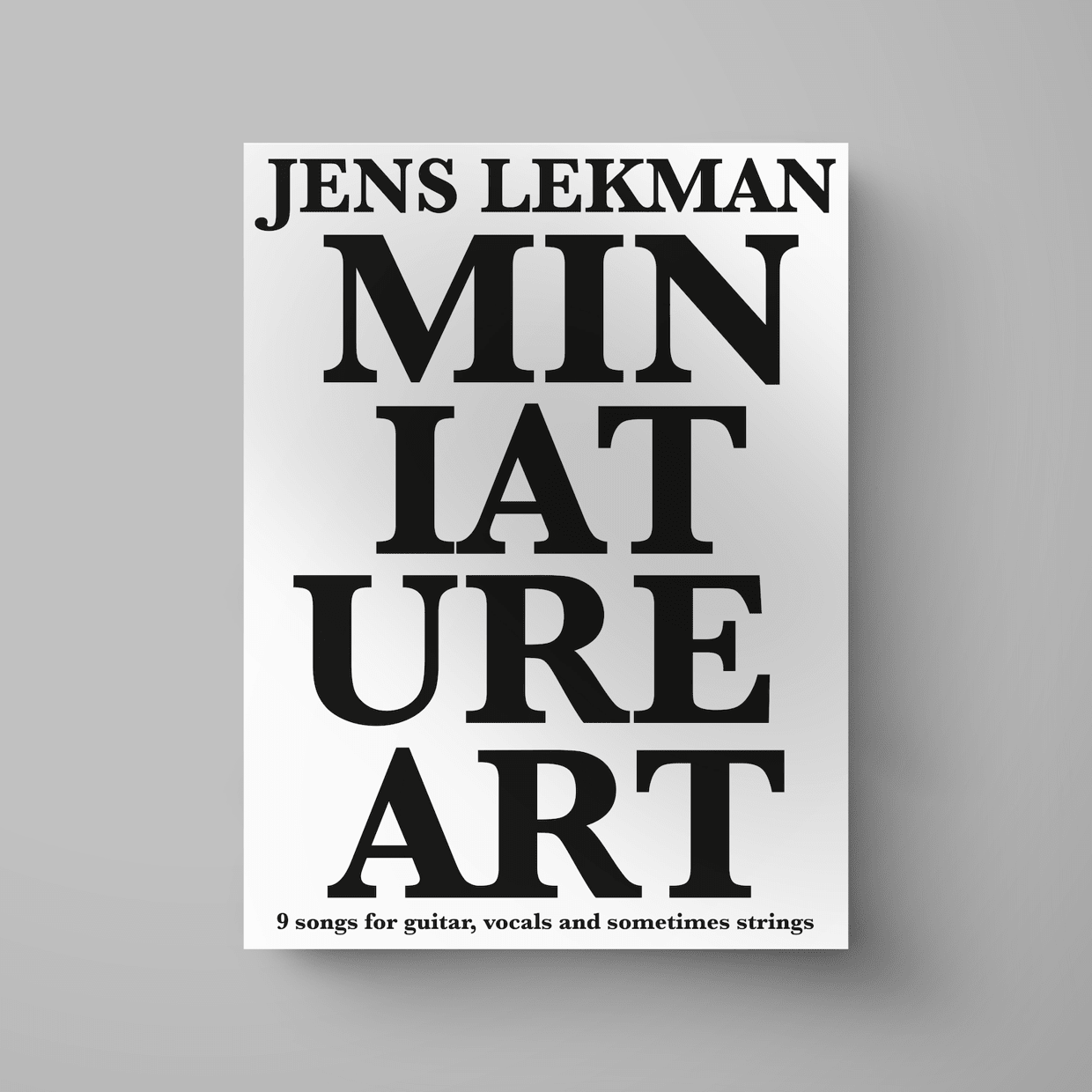 Jens Lekman Miniature Art Songbook - Secretly Store