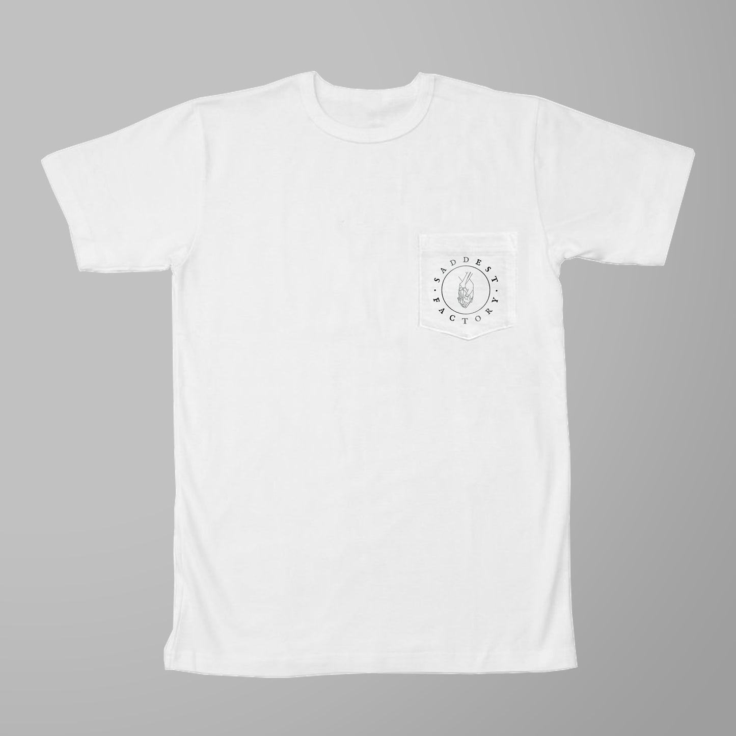 Saddest Factory Records ™ Pocket Tee (White)