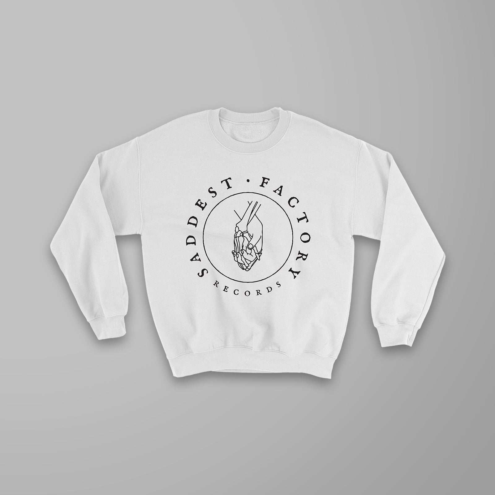 Saddest Factory Records ™ Sweatshirt (White)