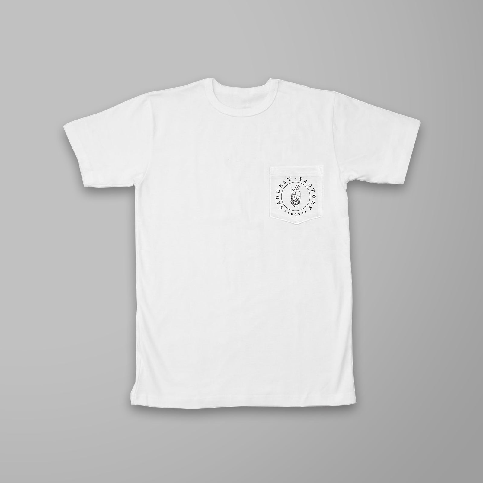Saddest Factory Records ™ Pocket Tee (White)
