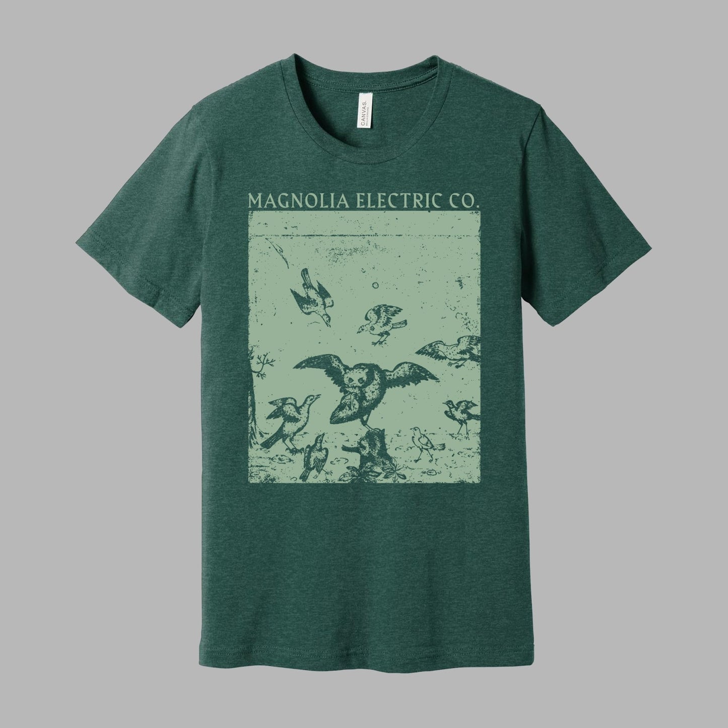 Magnolia Electric Co. Owls Green T-shirt - Secretly Store