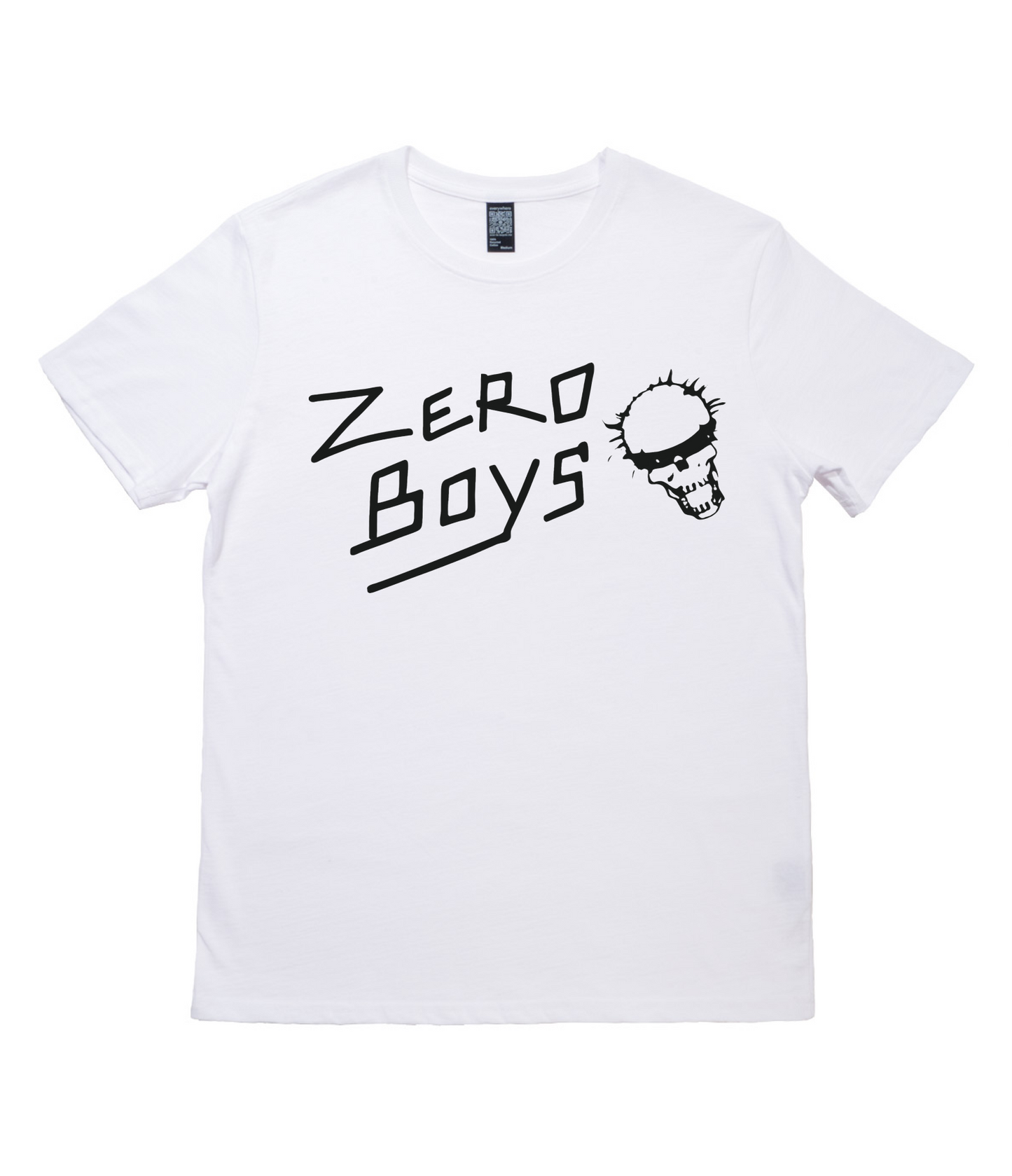 Zero Boys White Logo T-Shirt