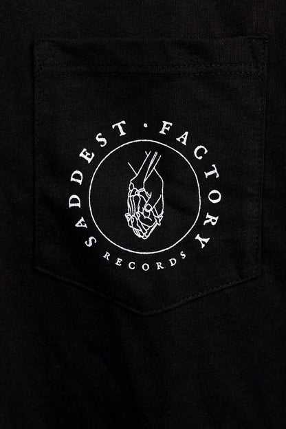 Saddest Factory Records ™ Pocket Tee (Black)