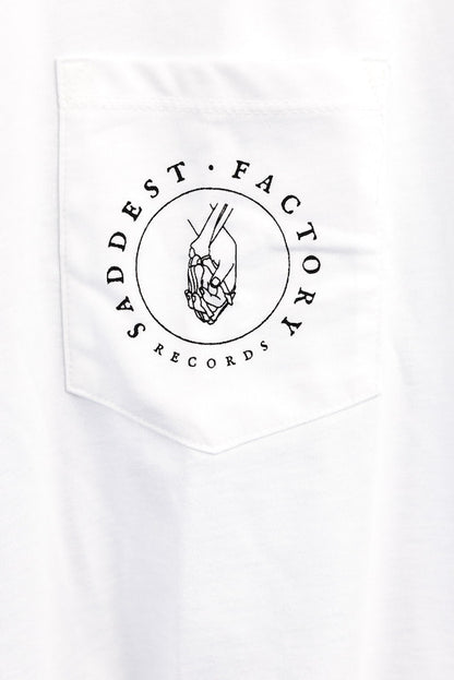 Saddest Factory Records ™ Pocket Tee (White)
