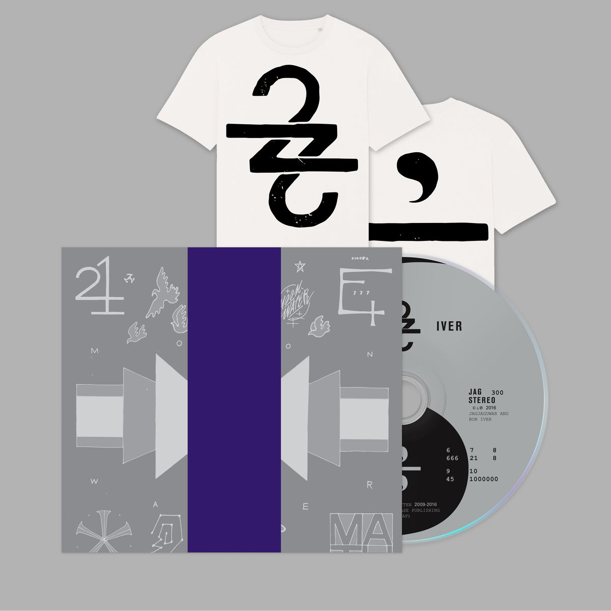 22, A Million (10th Anniversary Edition) White T-Shirt + CD Fanpack