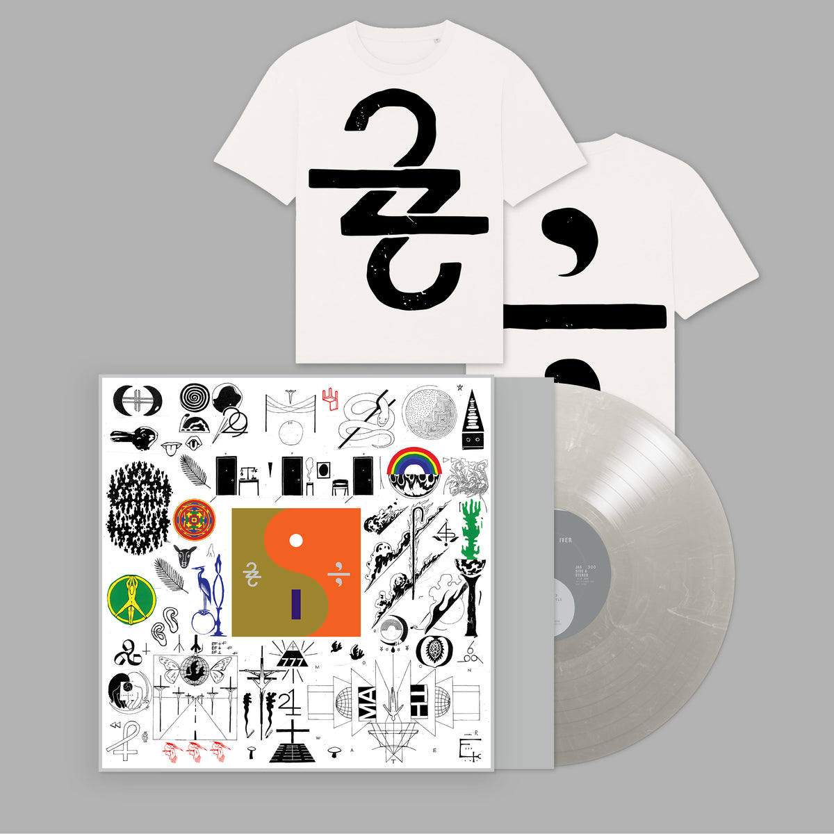 22, A Million (10th Anniversary Edition) White T-Shirt + Limited Edition Frosted Silver Vinyl Fanpack