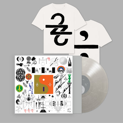 22, A Million (10th Anniversary Edition) White T-Shirt + Limited Edition Frosted Silver Vinyl Fanpack