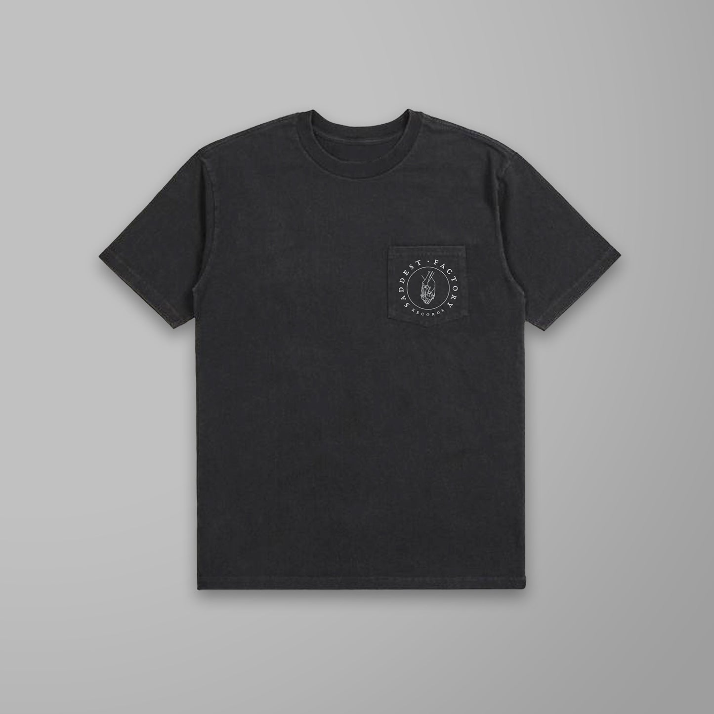 Saddest Factory Records ™ Pocket Tee (Black)